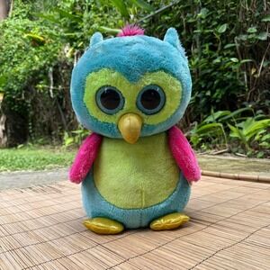 Colorful Plush Owl Toy